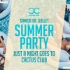 Summer - The International Party / Cactus Club x JustANight